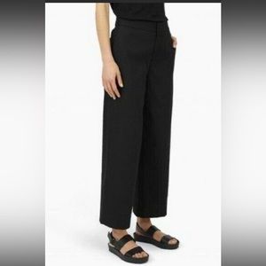 Everlane Black Wide Leg Structured pants size 0